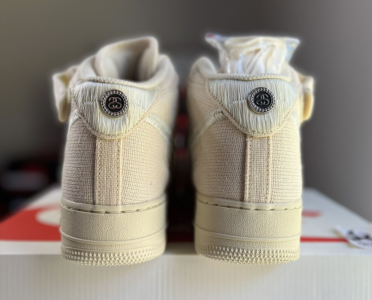 NEW Nike Air Force 1 Mid Stussy Fossil | Men's Size 9 NEW Nike Air Force 1 Mid Stussy Fossil | Men's Size 9