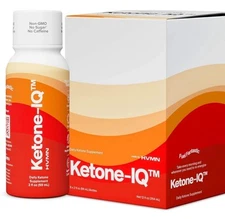 6 Pack H.V.M.N. Ketone-IQ Shots (2 Fl oz Bottles) Fuel Fantastic, BBD 06/2025
