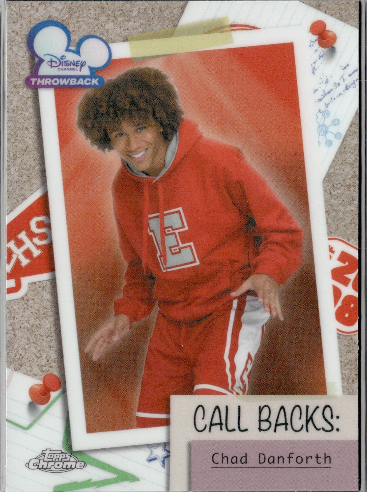2026 Topps Chrome Disney Chad Danforth HSM-5 Call Backs High School Musical