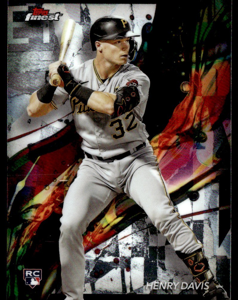 HENRY DAVIS 2024 TOPPS FINEST COMMON RC LOS ANGELES ANGELS #15