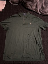 Polo Ralph Lauren Men s Polo Shirt Green Size L Short Sleeve Classic Fit