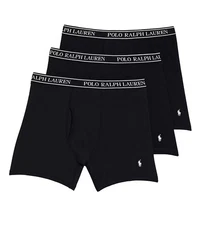 Polo Ralph Lauren NWXBP3 Big & Tall Stretch Classic Boxer Briefs - 3 Pack