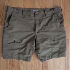 5.11 Tactical Mens Shorts 40 Coyote Brown Kangaroo Ridge Cargo Stretch 73359-134