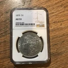 1879 NGC AU 53 Morgan Silver Dollar
