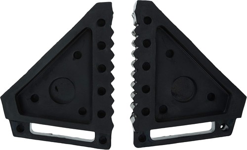 MAXXHAUL 70472 Gomma Massiccia Resistente Nero Wheel Chock Confezione da 2, 8" x - Foto 2 di 8