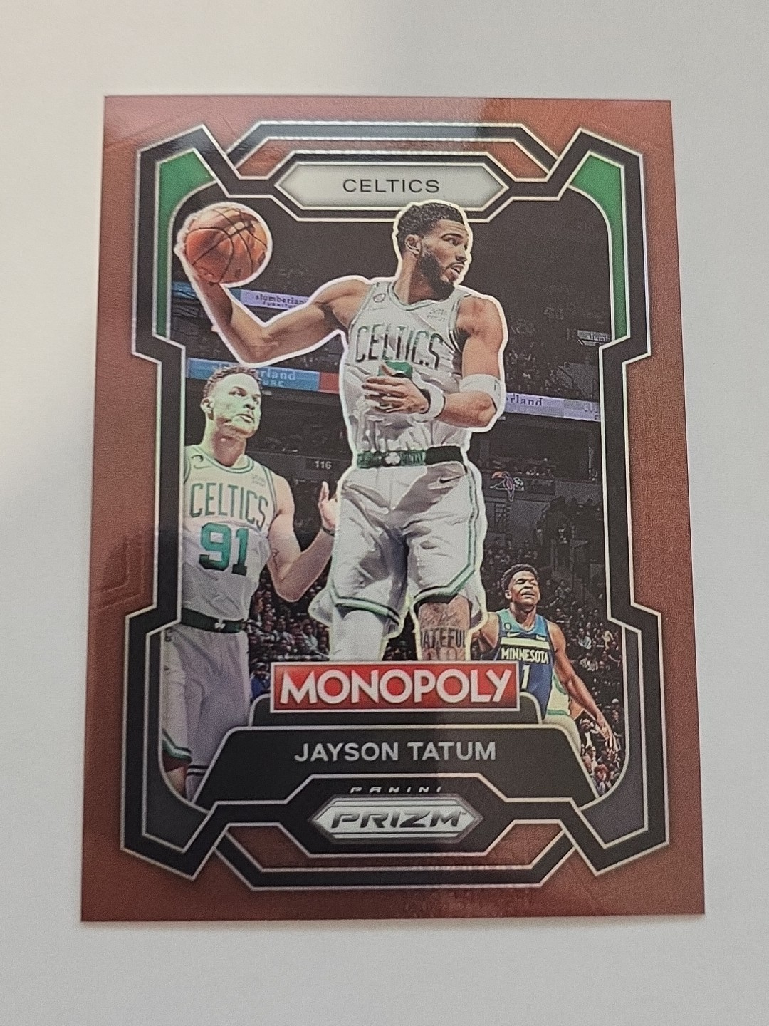 2023-24 Panini Prizm Monopoly Brown #7 Jayson Tatum /249