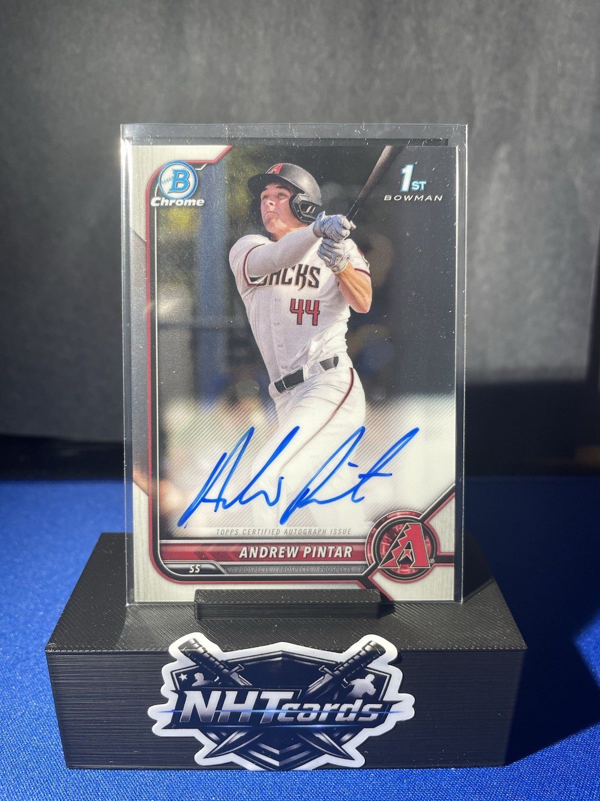 Andrew Pintar 2022 Bowman 1st Draft Chrome Autograph On Card- #CDA-AP