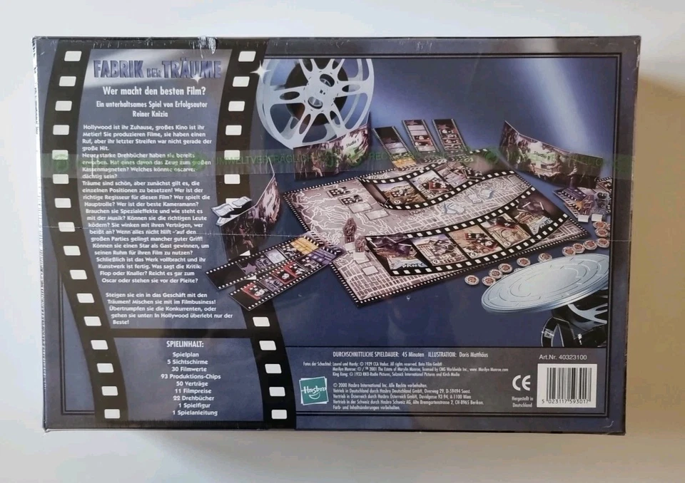 Hasbro Fabrik der Träume - Wer macht den besten Film - Brettspiel NEU & OVP - Bild 3 von 4