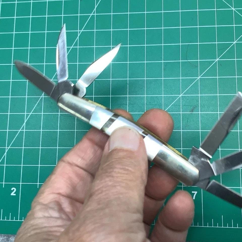 Vintage George Wostenholm I*XL Six Blade Congress Knife - Image 4 of 4