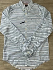 Size M Tommy Hilfiger Men Long Sleeve Shirts 100% Authentic Brand New. (9)
