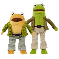 Frog And Toad Plush Set Of 2 Stuffed Animal Small Sekiguchi NEW