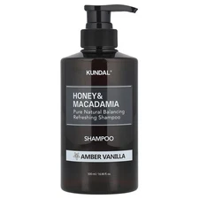 Honey & Macadamia, Shampoo, Amber Vanilla, 16.9 fl oz (500 ml)