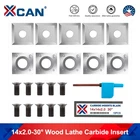 10pcs 14mm Square Carbide Inserts Cutter Lathe Turning Tool with Screws Wrenches