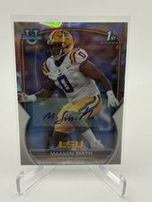 Maason Smith 2022 Bowman University Chrome #9 1st Lava Auto /199 