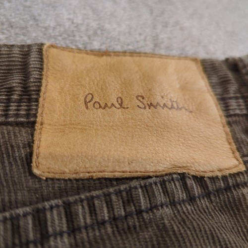 Paul Smith Jeans Mens 34R Brown Corduroy Relaxed Straight Denim Trousers W34 L30 - Picture 15 of 19