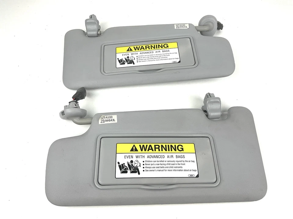 Honda CR-Z CRZ 2011 parasol derecho e izquierdo OEM con clips Foto 4 de 4