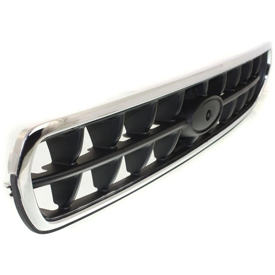 Front Chrome Shell with Painted Silver Black Grille For 2003-2004 Subaru Outback Foto 4 de 4