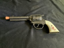 Kenton -Rare Gene Autry Cast Iron  Long Barrel Cap Gun From 1939/ Mint/unfired