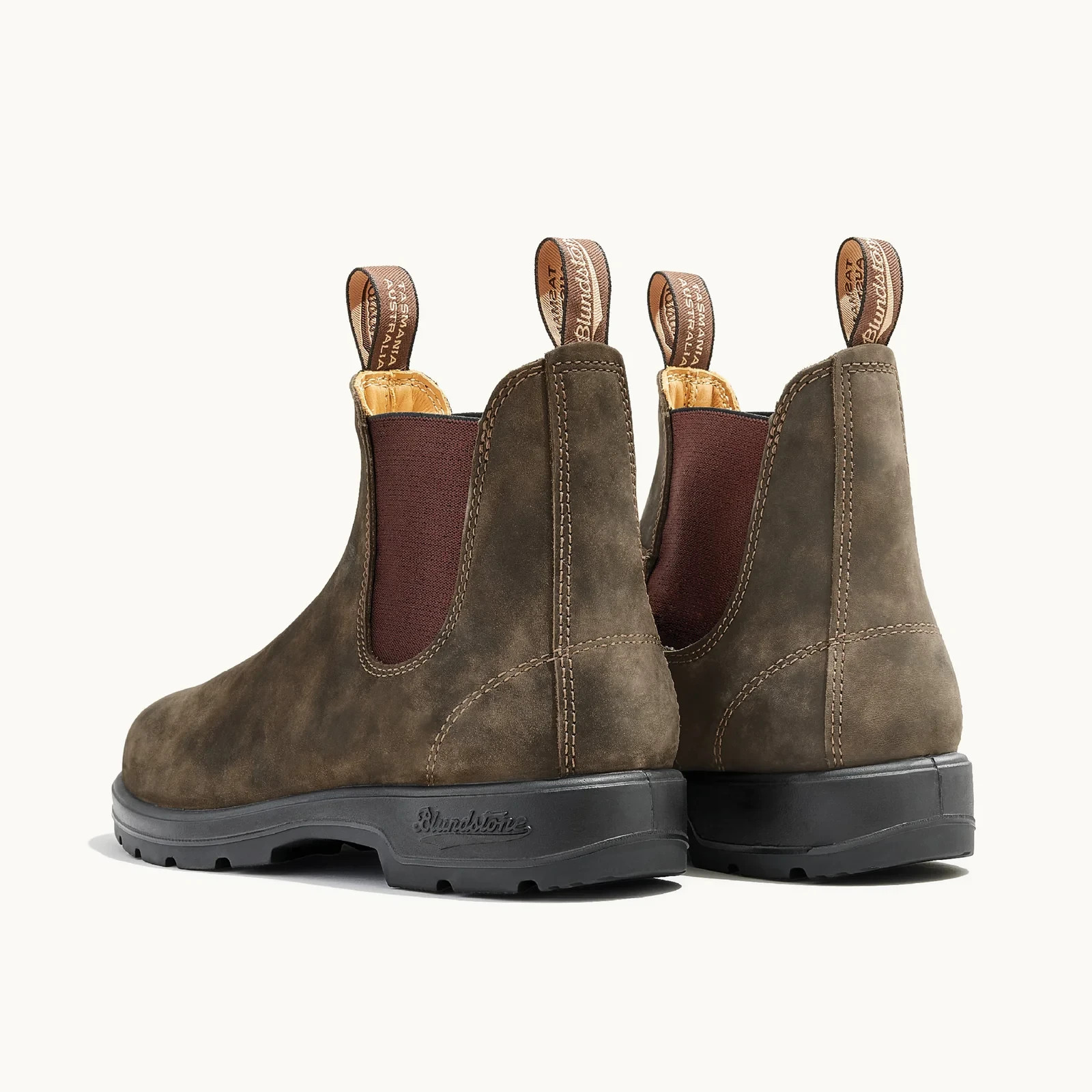 BLUNDSTONE CHELSEA 585 LEATHER UNISEX MEN 4.5= WOMEN 5.5 SHOES/BOOT BROWN NEW image 6