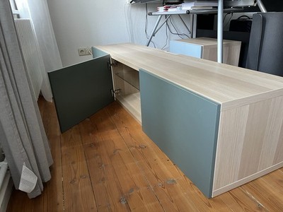 Ikea Besta TV Unterschrank eicheneff