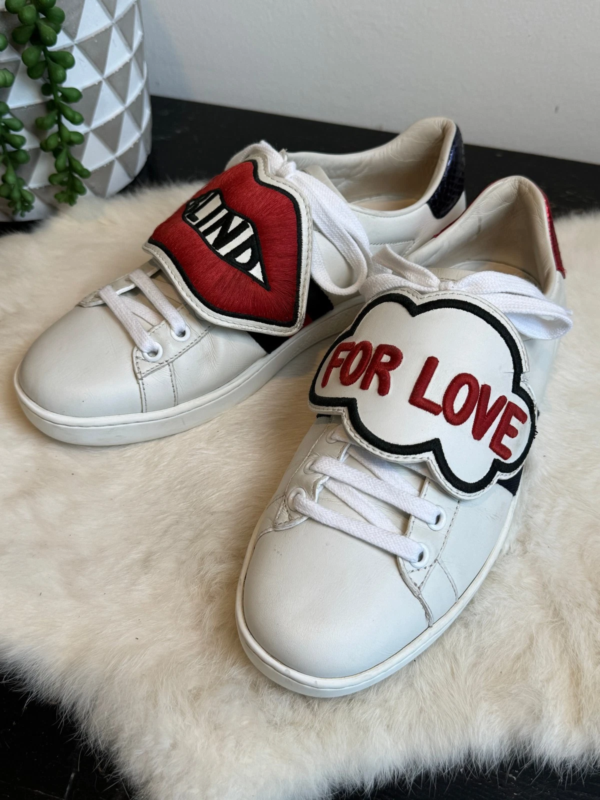 Baskets Gucci Ace BLIND FOR LOVE 37EU
