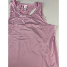Isabella Active Wear Tank Top Racerback Sleeveless Pink Medium Workout