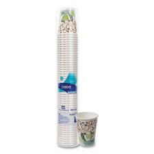 Dixie 5342CDPK PerfecTouch 12 oz.Paper Hot Cups - Coffee Haze Design 50/PK New