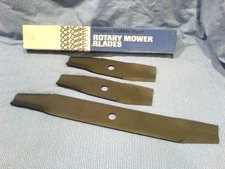 CUB CADET HARD SURFACED 38" MOWER BLADE SET. IH-490476-R1, IH-490470-R1   S-16-5