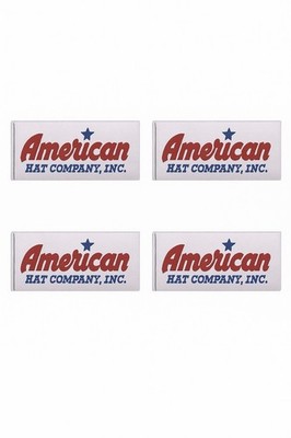 American Hat Company Embroidered Iron On Patch 4-Pack -Western Heritage Logo