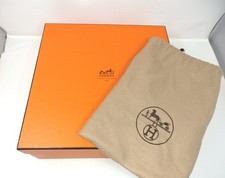 HERMES Orange Empty Storage Gift Box Birkin Kelly W/ Storage bag 34.5 34.5 14