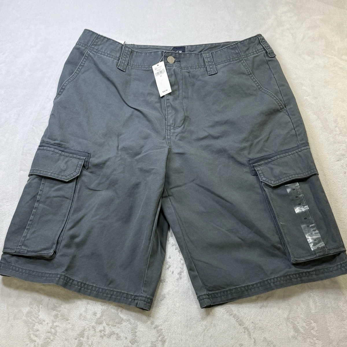 Short ample beige avec poche cargo