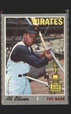 Al Oliver 1970 Topps #166 - (pk6)