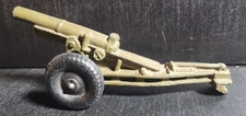 AUBURN RUBBER VINTAGE 1970s HOWITZER FIELD GUN ON LIMBER LARGE 7" NICE RARE COND