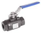 3/8" Carbon Steel Full Port ball valve, NACE RPTFE Seal Welded 3600PSI FxF NPT
