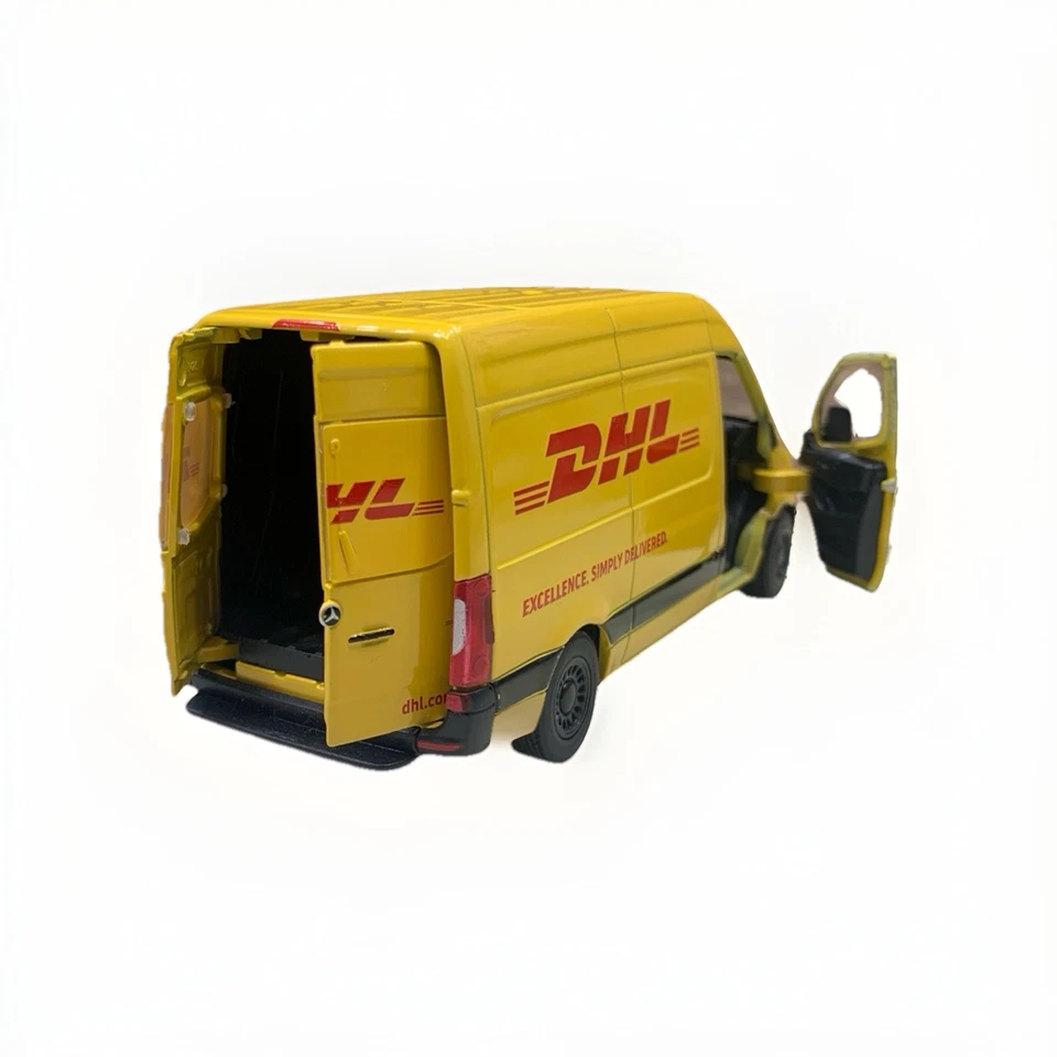 Mercedes Benz - Sprinter DHL Delivery Van 1:32 Licensed Diecast Scale Model - Image 2 of 4