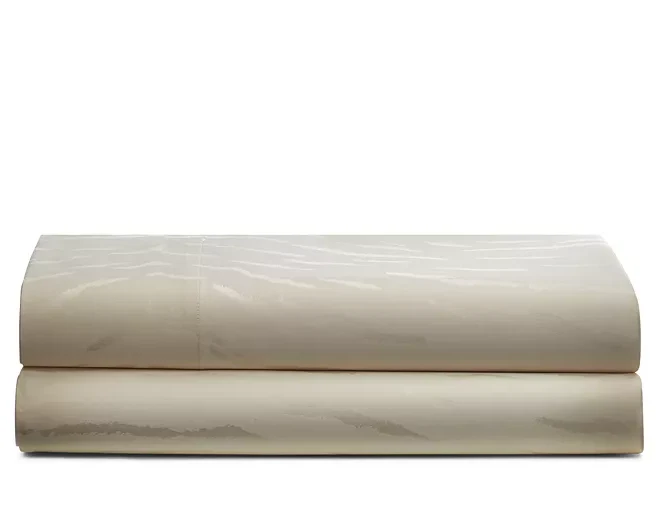 Ralph Lauren Olivia Mirada Flat & Fitted Sheet Set - Queen -Vintage Silver - Image 2 of 4