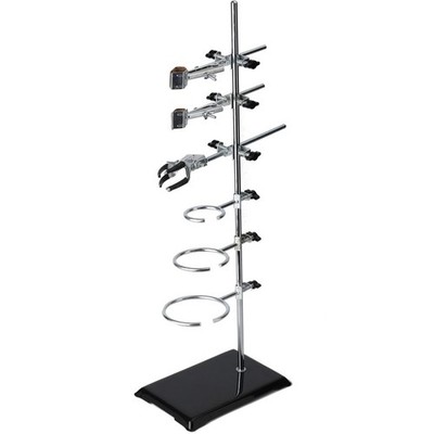 60CM Lab Stands with Support and Flask, Condenser Clamp - Scientific Supplies