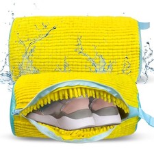 Shoe Washing Machine Bag, Sneaker Laundry Shoe Bag for Washer and Dryer, 2 pcs