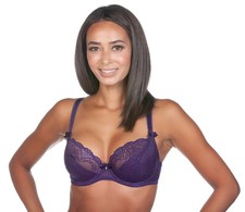 Alegro Innocent Lily Unlined Sheer Lace Underwire Bra 9005A SIZE UK 36FF