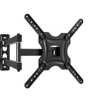 Full Motion TV Wall Mount, 19-55, Swivel, Tilt, VESA 400x400mm, 66lbs, Flat