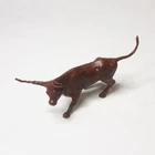 Marx vintage Wagon Train playset Longhorn Brown Steer 1950's-60's
