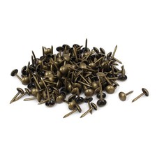 Leather Sofa Round Head Upholstery Tack Nail Bronze Tone 7mm x 14mm 150pcs