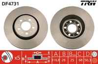 2Er-Pack - Bremsscheibe DF4731 TRW FüR Volvo