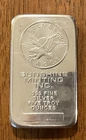 5 Oz .999 Pure Silver Sunshine Mint Silver Bar 5 Troy Ounces Pure Silver