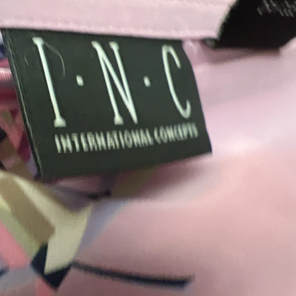 复古 INC International Concepts 100% 真丝裙 6 码粉色 Coquette Y2K — 第 4/4 张图片
