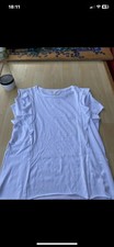 Qs s.oliver Damen t Shirt weiß Volant gr s