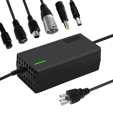 58.8V 3A Charger with 6-in-1 Plug for 52V Lithium Battery Such as Car Truck Lawn