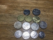 coins Belgium 50F 1990 10F 1971 5f 1966-88 1F 1958-96