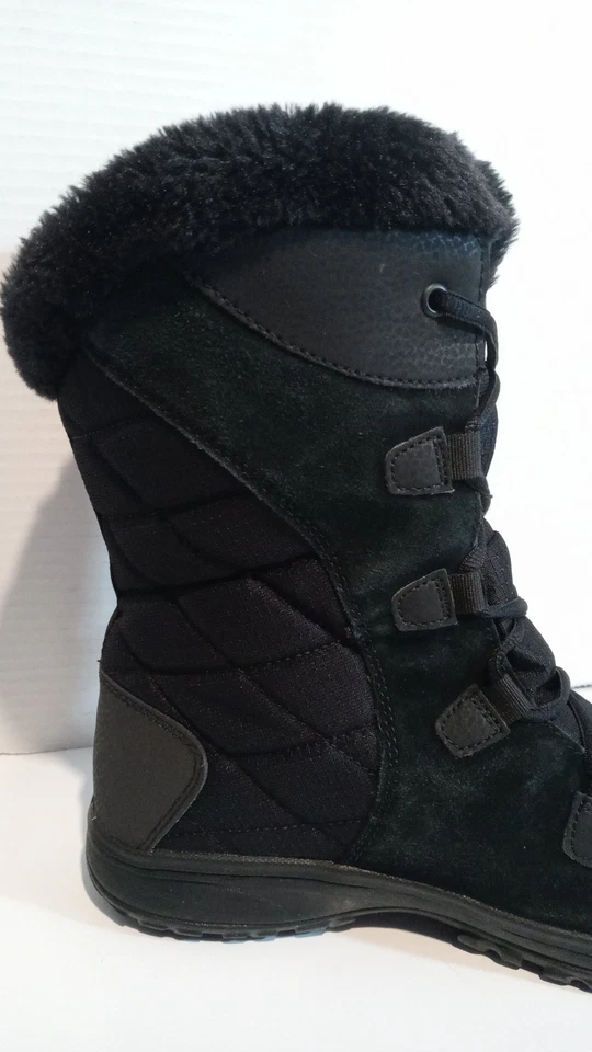 Columbia Women's Ice Maiden II Waterproof Winter Snow Boot Black Size 10 - Image 3 of 4