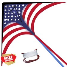 TOY Life 48'' Large Kite Easy Fly for Kids Adults 328 FT String